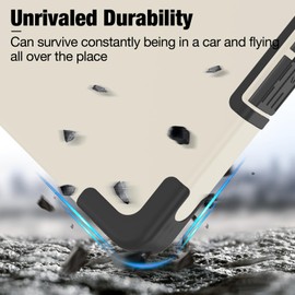 Sooez Toughest Clipboard with Storage, Internal Pen Pouch Included, Letter/ A4 Size, Shockproof Heavy Duty Plastic Clip Boards 8.5x11”, High Capacity Clipboards Box Case for Contractor Trucker Driver