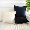 Artscope Corduroy Cushion Covers Pack of 2 Modern Patchwork Throw