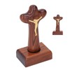 Wood Baptism Crosses Natural Texture Magnetic Standing Exquisite Polishing Carved