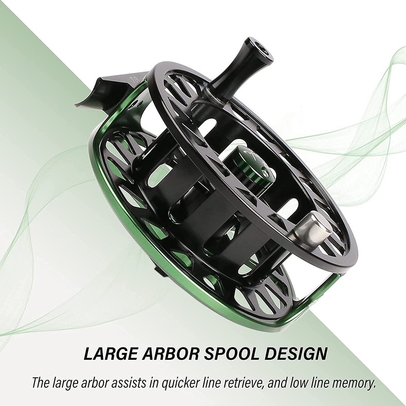 CNC-machined Aluminum Alloy Body Fly Fishing Reel SOL II WT
