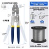 Sanuke Wire Rope Crimping Tool Kit, 100FT 1/16" Stainless Steel