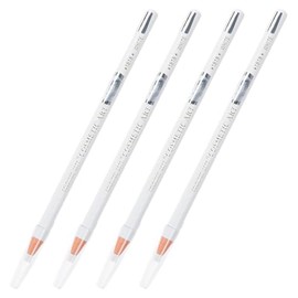 Lápices De Cejas Blancos Juego De 4 Impermeables Con Punta Precisa Para Diseño Natural De Cejas Maquillaje Duradero Para Uso Diario