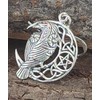 Raven in the Moon Earrings 925 Sterling Silver or 22,
