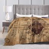 PaMeet Throw Blanket, Luxury Cozy Fleece Blanket, Warm Super Soft