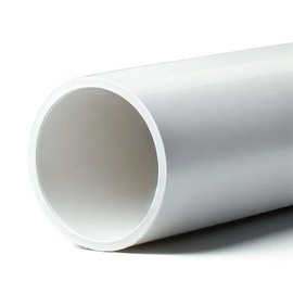 Generic Schedule 40 PVC Pipe (18" Lengths) - Various Diameters (White, 1/2")
