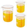 High Borosilicate Glass Measuring Cup Set-V-Shaped Spout，Includes 250ml(8OZ), 500ml(16OZ), and