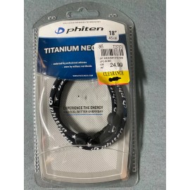Phiten NEW PHITEN Classic titanium Necklace 18” 45cm  NEW IN BOX – Black and White