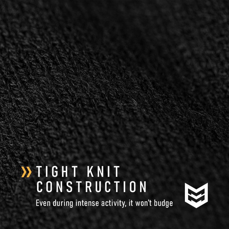 MISSION MADE Beanie Skull Knit Black Cap