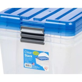 Iris Caja Plastica De Almacenamiento Con Tapa  42 Litros