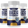 (3 Pack) Brain Defender Advanced Wellness Support Supplement BrainDefender Capsules,