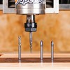 SpeTool Set of 4 Milling Cutters 6 mm Shank Solid