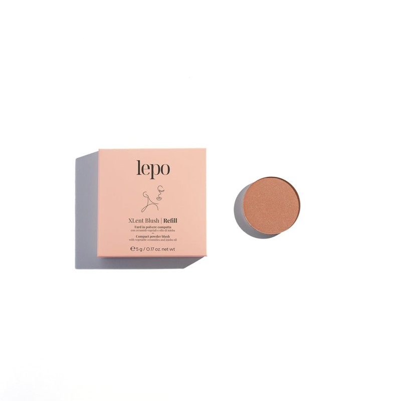 LEPO | Xlent Blush Compact Powder #03 with Vegetable Ceramides