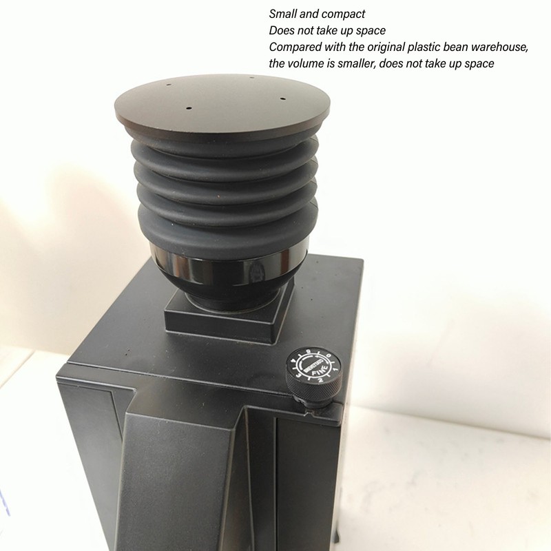 Single Dose Hopper with Bellow ABS Silicone Coffee Blowing Bean