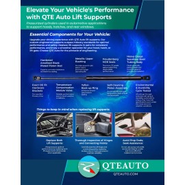 PM Auto 2PC Rear Hatch Lift Supports Liftgate Shocks For 2001-2007 Toyota Highlander