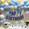 Moonideal Led Light Up Happy Birthday Banner DIY Iridescent Birthday