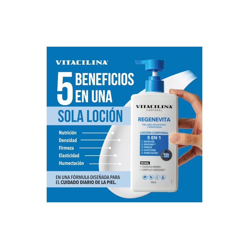 Vitacilina Crema corporal Regenevita Vitacilina 5 en 1 400 ML