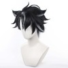 Servelove Character Cosplay Wig For Game Characters Black Grey Mix