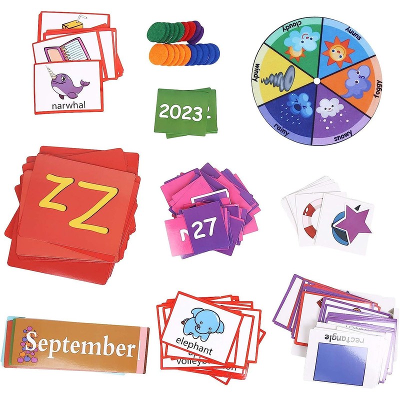 Circle Time Center Classroom Pocket Chart, Educational Pocket Chart Teaching