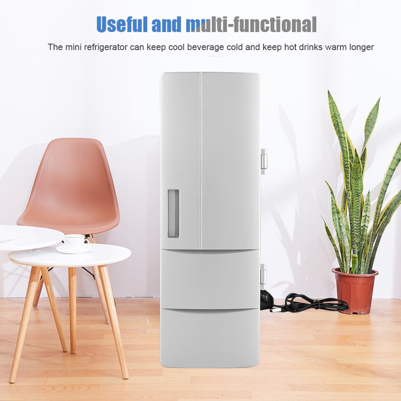 Portable USB Mini Fridge Freezer Refrigerator Cooler and Warmer For