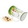 Hand Made Italian Ceramic Jug Large Jug with Flower Meadow