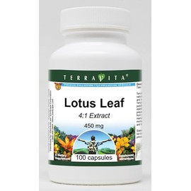 Lotus Leaf 4:1-450 mg (100 Capsules, ZIN: 520717) - 3 Pack