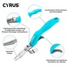 CYRUS Stainless Steel Weed Cutter for Garden, Hand Weeding Tool,