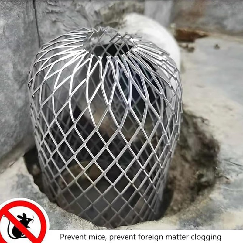 4 Pcs Downspouts Gutter Guards, 3.5 Inch Aluminum Gutter Guard