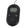 Pocket Radio Black with Backlight Rechargeable LCD Display 500mAh Portable