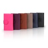 Otto Angelino Genuine Leather Zippered Envelope Wallet with Phone Compatible