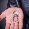 ArtemisClassic Baroque Carabiner Keyring ACK0057 Men Women Brand Jewelry Key