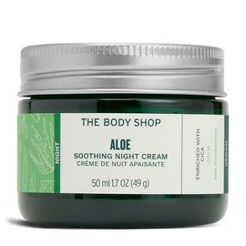 Crema de noche con aloe vera para pieles sensibles, vegana, 50 ml