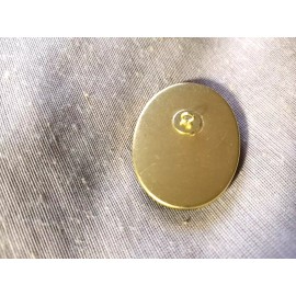 XL GLASS DOME PICT BUTTON ADORABLE YELLOW LAB LABRADOR PUPPY DOG 1-1/2 in