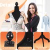 FDW Manikin 60”-67”Height Adjustable Female Dress Model Display Torso Body