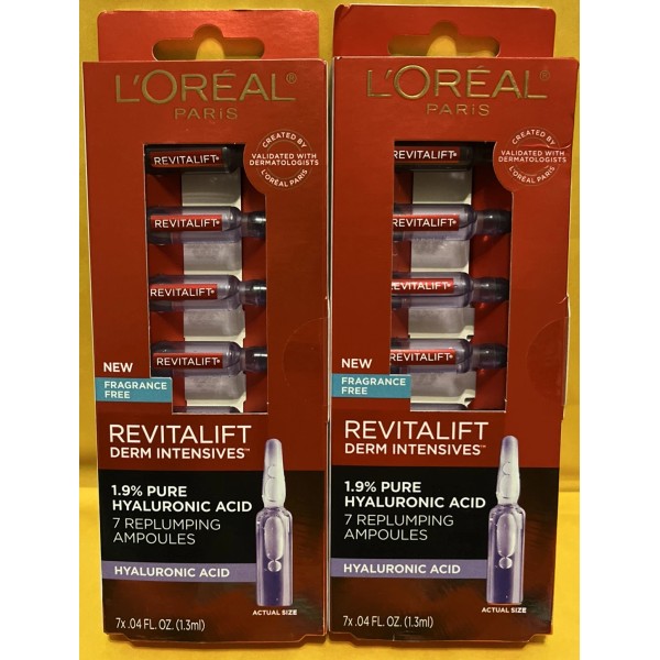 L'OREAL (2-Pack) L'oreal Revitalift 1.9% Pure Hyaluronic Acid 7 Replumping
