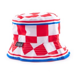 Classic Football Shirts Euro 96' Croatia Home Bucket Hat Red/White