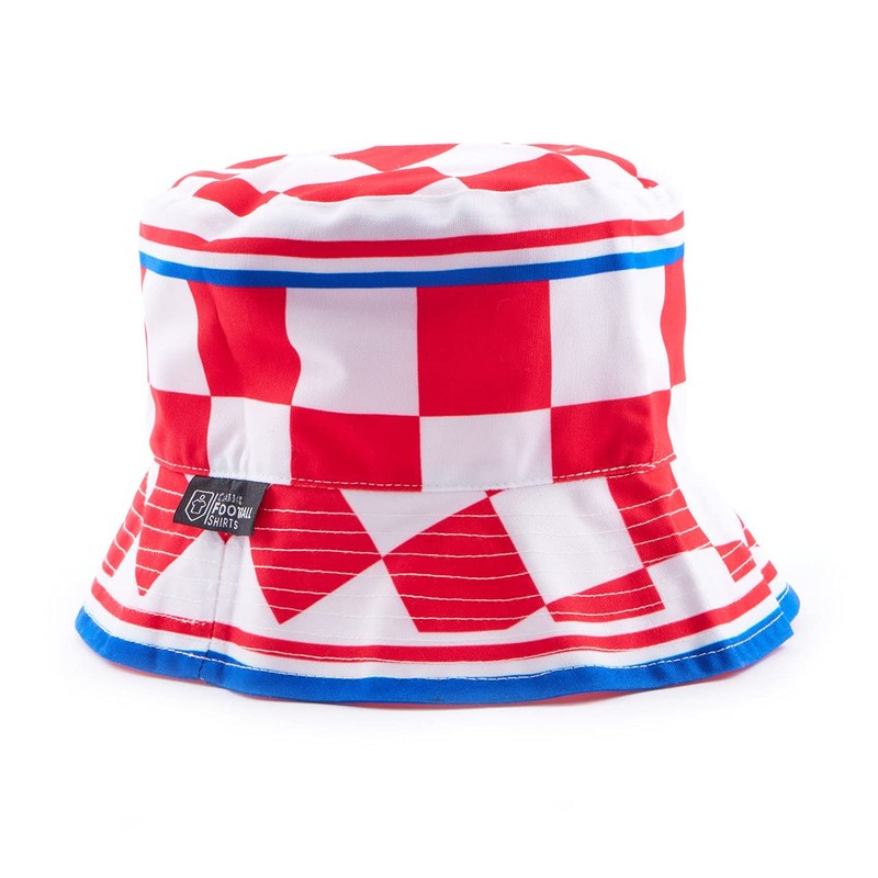 Classic Football Shirts Euro 96' Croatia Home Bucket Hat Red/White