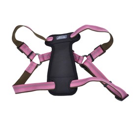 Coastal Pet K9 Explorer Reflective Adjustable Padded Dog Harness - Plush Chest Pad for Comfort - No-Pull Dog Harness for Small and Large Dogs - Rosebud - 5/8" x 16"-24"