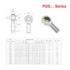HiPicco POSB12 Rod End Bearing 3/4 Inch Bore and 3/4-16