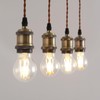 ANWIO Pendant Lights, Set of 4, E26 Base, Adjustable Angle,