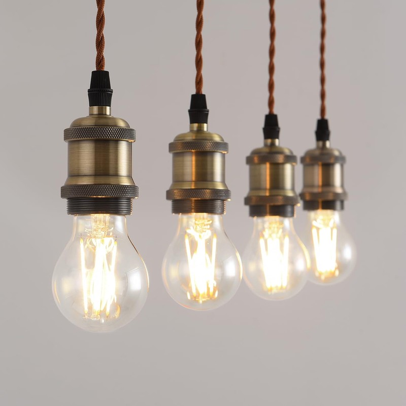 ANWIO Pendant Lights, Set of 4, E26 Base, Adjustable Angle,