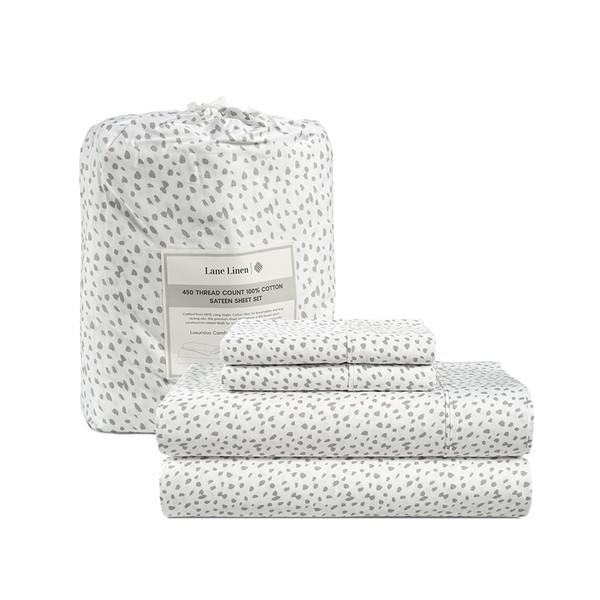 LANE LINEN California King Sheets Deep Pockets - 4 Pc