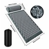 Acupressure Mat with Optional Pillow, Textured Spike Relaxation Mat for