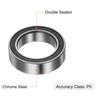 sourcing map 10pcs 6700-2RS Deep Groove Ball Bearings, Chrome Steel