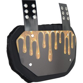 Sports Unlimited Drip Football Back Plate for Shoulder Pads - Universal Fit Lower Back Pad - Youth & Adult