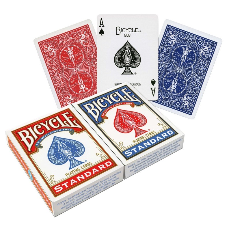 Bicycle Standard Index Playing Cards 1 Deck, Colors may Vary