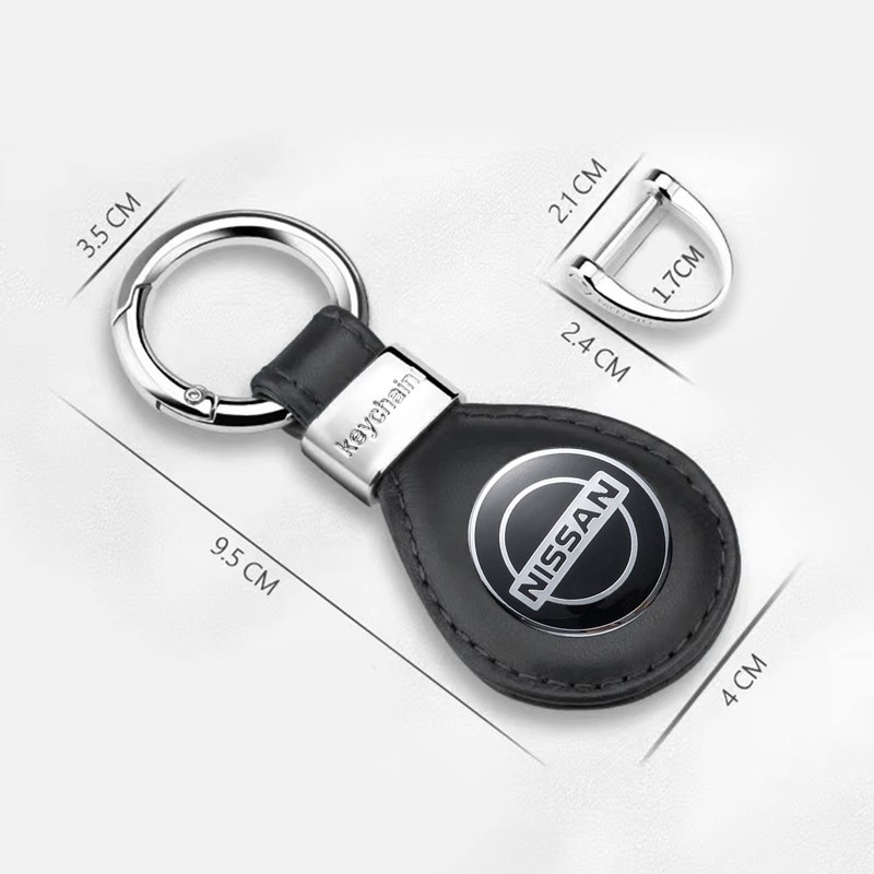 meisuH 2 Stück Auto Schlüsselring für Nissan Qashqai Versa Sentra