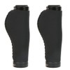 Black Flat Bicycle Handlebar Grips Soft Handle Sleeve Cover Mountain