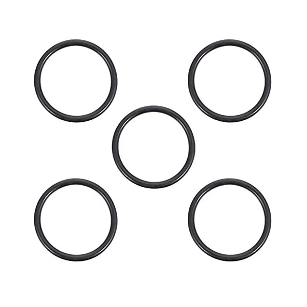 ARTIBETTER 5pcs Crystal Singing Bowl Silicone Rubber O- ring Black