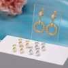 Kerryjewl Rubber Earring Backs for Droopy Ears,Silicone Earring Lifter for