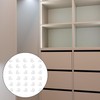 Tabanzhe 30 Plastic Furniture Corner Braces - 4-Hole Right Angle